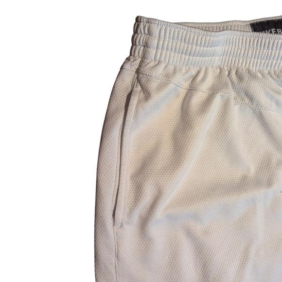 Vintage  Nike Basketball force White bronze fit dry jersey mesh Shorts Sz xxl - Picture 5 of 9